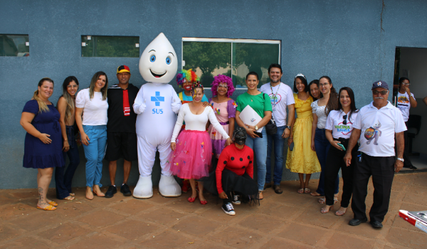 Imagens da Zé Gotinha visita Iraquara