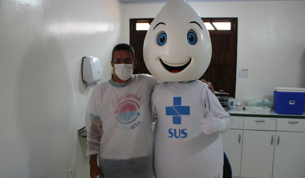 Imagens da Zé Gotinha visita Iraquara