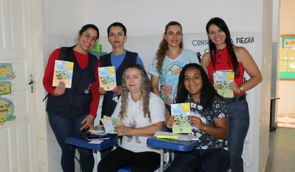 Imagens da Zé Gotinha visita Iraquara