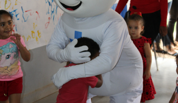 Imagens da Zé Gotinha visita Iraquara