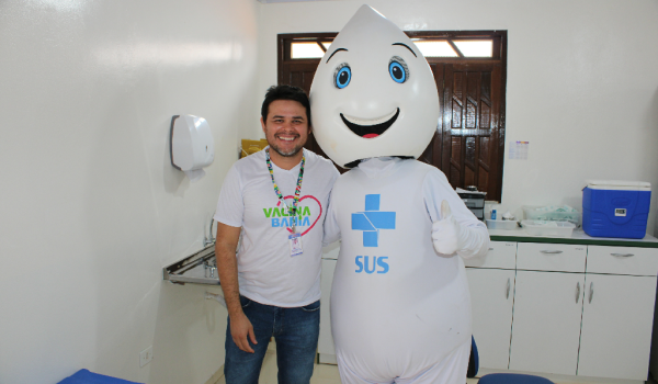 Imagens da Zé Gotinha visita Iraquara