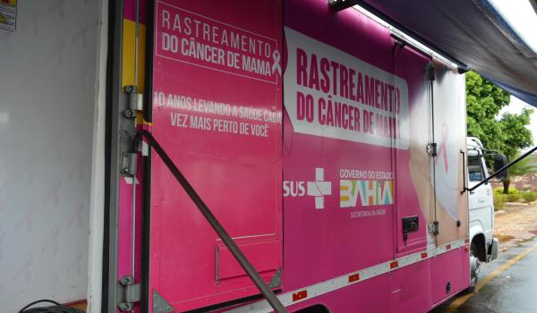 Imagens da Unidade Móvel de Mamografia chega em Iraquara