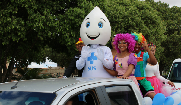 Imagens da Zé Gotinha visita Iraquara