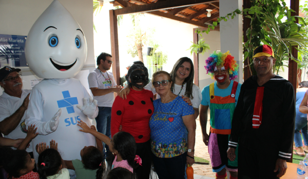 Imagens da Zé Gotinha visita Iraquara