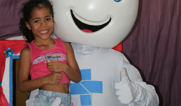 Imagens da Zé Gotinha visita Iraquara