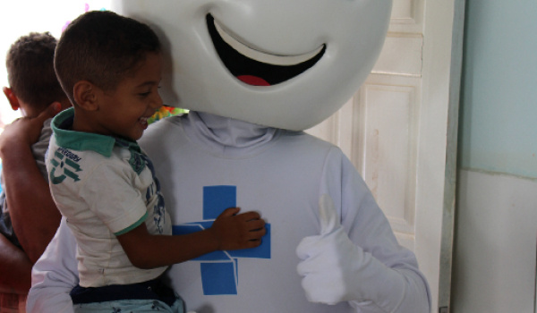 Imagens da Zé Gotinha visita Iraquara