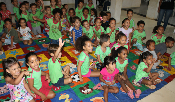 Imagens da Zé Gotinha visita Iraquara