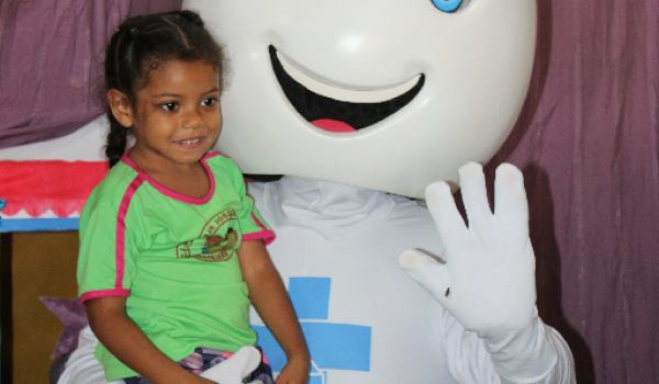 Imagens da Zé Gotinha visita Iraquara