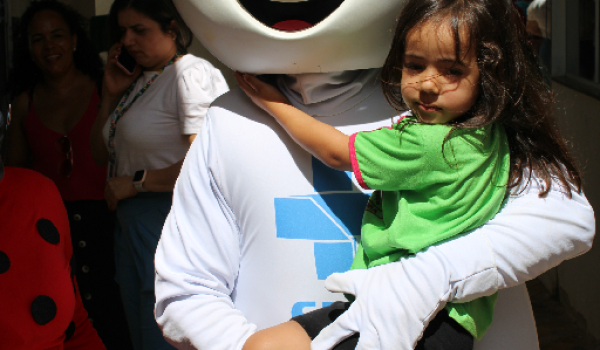 Imagens da Zé Gotinha visita Iraquara