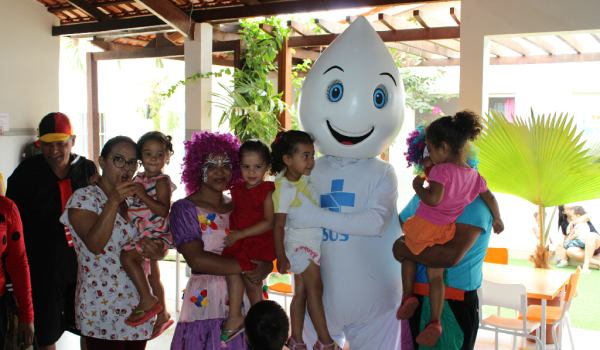 Imagens da Zé Gotinha visita Iraquara