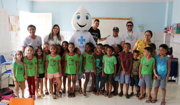 Imagens da Zé Gotinha visita Iraquara