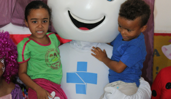 Imagens da Zé Gotinha visita Iraquara